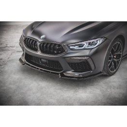 Накладка сплиттер на передний бампер на BMW M8 F93 Gran Coupe